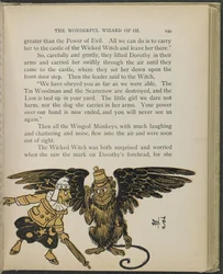 Illustration från "Den underbara trollkarlen från Oz" av Lyman Frank Baum