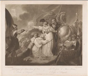 Mary, drottning av Skottland, besegrade i slaget vid Langside Nederlaget för Mary Queen of Scots i slaget vid Langside / La Défaite de Marie Reine d