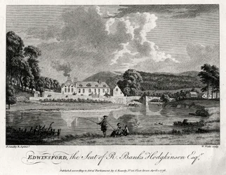 Edwinsford, säte för R Banks Hodgkinson Esq, Carmarthenshire, 1776
