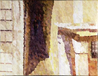 Calle Widmann, Venedig, 2013 (Olja på duk)