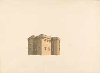 Cluny Castle, Aberdeenshire, Skottland: Perspektiv