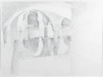 Flooded Crypt, San Zaccaria, Venedig, 2006 (Penna på papper)