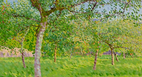 Orchard in Autumn, 2020 (olja på duk)