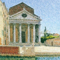 San Nicola dei Tolentini, Venedig, 2001 (Olja på duk)