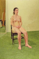Sittande figur