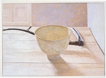 Stilleben: Scythe and Bowl