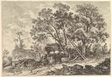 IIe. Vue de Fronville 2nd View of Fronville, 1700-talet.