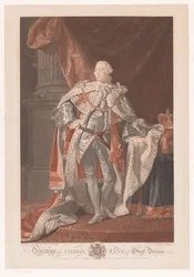 Porträtt av George III av Storbritannien George den tredje, kung av Storbritannien (titel på objekt)