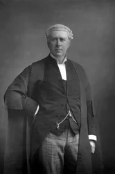 Frank Lockwood 1846-1897, engelsk advokat och politiker, 1890.