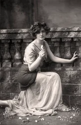 Gabrielle Ray 1883-1973, engelsk skådespelerska, 1900-talet.