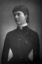 Georgiana, grevinna av Dudley, 1890.