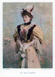 Maud Hobson, skådespelerska, 1901.