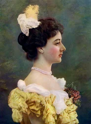 Maud Hoffman, skådespelerska, 1899-1900.