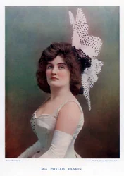 Phyllis Rankin, amerikansk skådespelerska, 1901.
