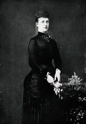 Drottning Alexandra under sitt silverbröllops år 1888 1911