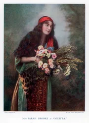 Sarah Brooke, brittisk skådespelerska, 1901.
