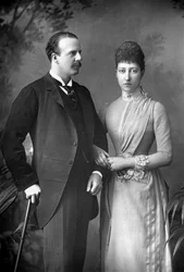 Hertigen och hertiginnan av Fife, 1890