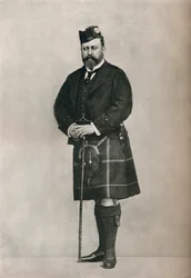 Prinsen av Wales i Highland-dräkt, c1886 1910
