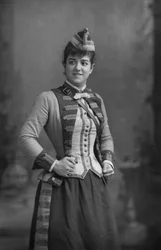 Zelie de Lussan 1861-1949, amerikansk mezzosopran, 1893.