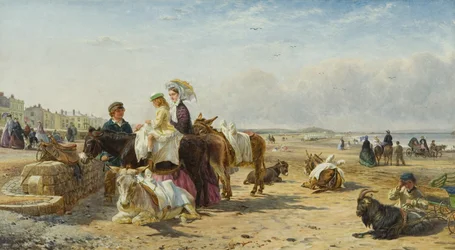 Weston Sands 1864 (olja på duk)
