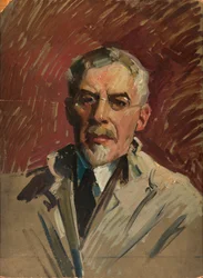 Självporträtt, ca. 1925.