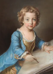 Lord Algernon Percy, senare Earl av Beverley (pastellteckning)