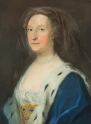 Porträtt av en dam (pastellteckning)