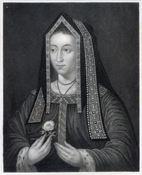 Porträtt av Elizabeth av York