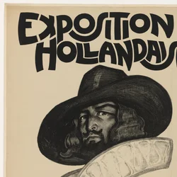 Affisch för Exposition Hollandaise i Paris, 1921 Utställning Hollandaise (titel på objekt)