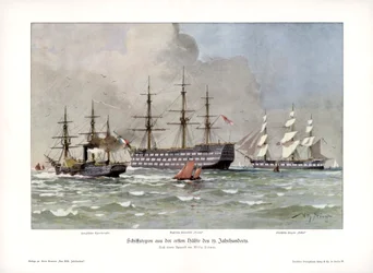 Fartygstyper från första hälften av 1800-talet, 1900