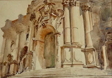 568 Skuggor klockan 10, S. Giorgio, Modica