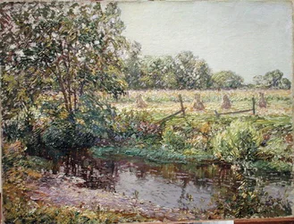 Sensommar (olja på duk)