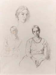 Självporträtt (penna på papper)