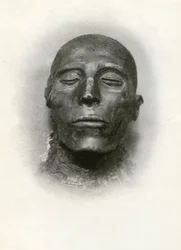 Chef för mumien av Sety I, fornegyptisk farao från den 19:e dynastin, c1279 f.Kr. 1926.