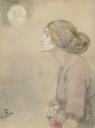 Gertrude Sandys (pastell på papper)