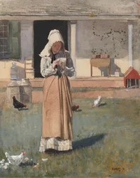 En sjuk kyckling, 1874.
