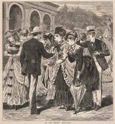 På våren: Saratoga, från Hearth and Home, 28 augusti 1869