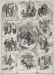 Boston Street Characters, 1859.