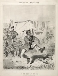 Kampanjskisser: Our Jolly Cook, 1863.