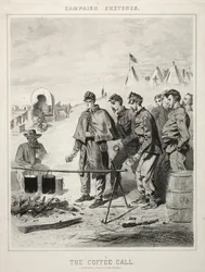 Kampanjskisser: The Coffee Call, 1863.