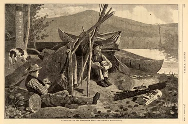 Camping i Adirondackbergen, ur Harper