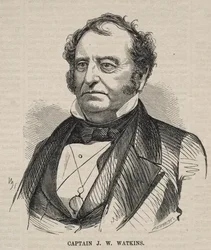 Kapten J.W. Watkins, 1857.