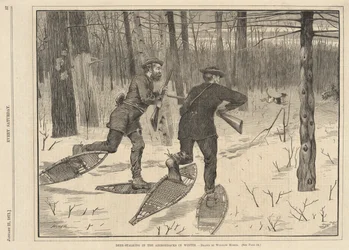 Deer-stalking i Adirondacks på vintern, från varje lördag den 21 januari 1871