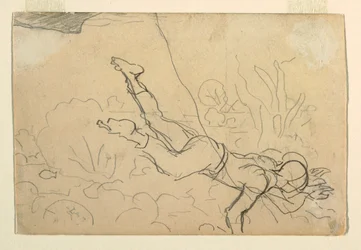 Teckning, "Conch Divers", 1885-86