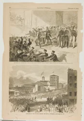 Fördrivningen av svarta människor och abolitionister från Tremont Temple i Boston, Massachusetts, den 3 december 1860
