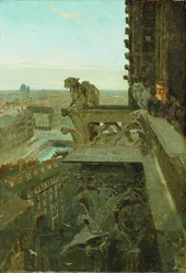 Gargoyler vid Notre Dame, 1867