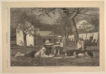 Grafisk formgivning, "The Nooning", augusti 1873