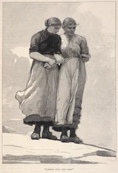 Looking Over The Cliff, från The Century Magazine, november 1883