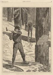 Lumbering in Winter, från varje lördag den 28 januari 1871