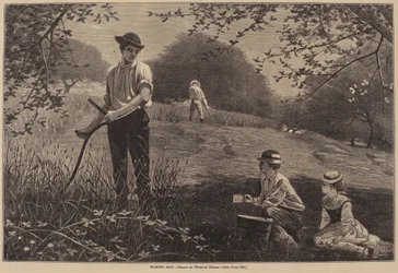 Making Hay, publicerad 1872.